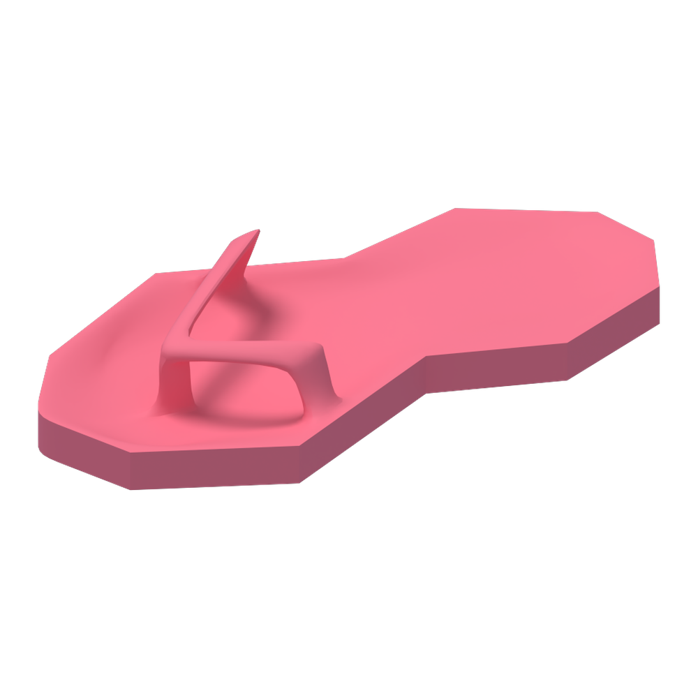 The shoe from the front corner