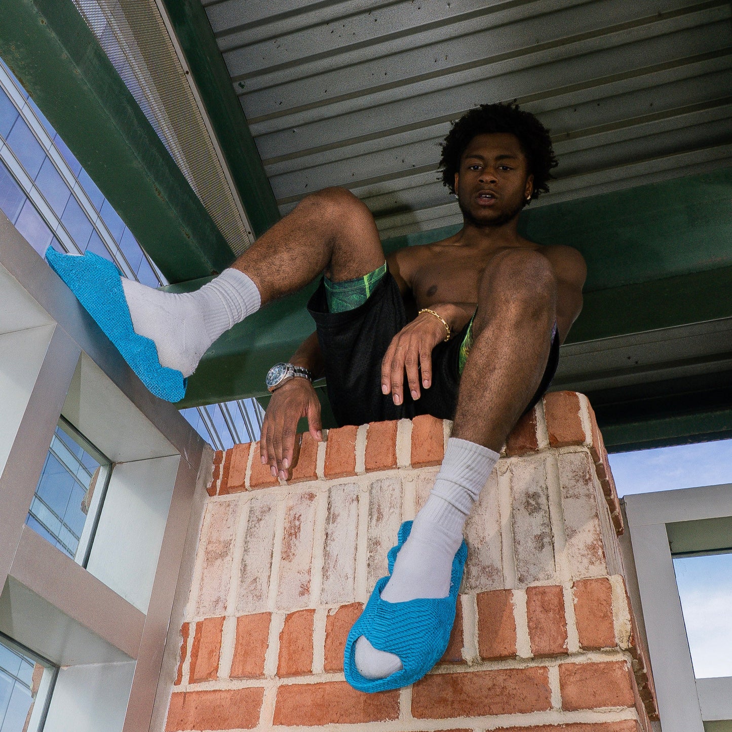 Wave Slides Blue